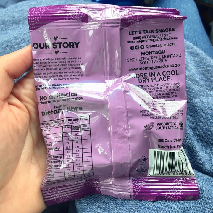 photo of Montagu Fruity Bears - mixed berry shared by @taz on  15 May 2021 - review