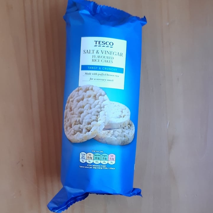 photo of Tesco Salt and Vinegar flavour rice crackers shared by @cracklepop44 on  17 May 2022 - review