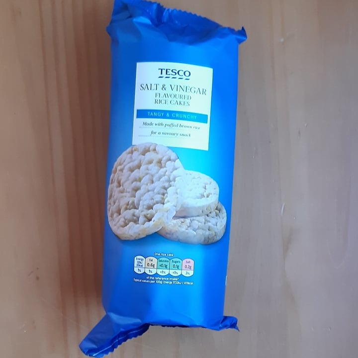review photo of Tesco Salt and Vinegar flavour rice crackers shared by @cracklepop44 on 17 May 2022 - review