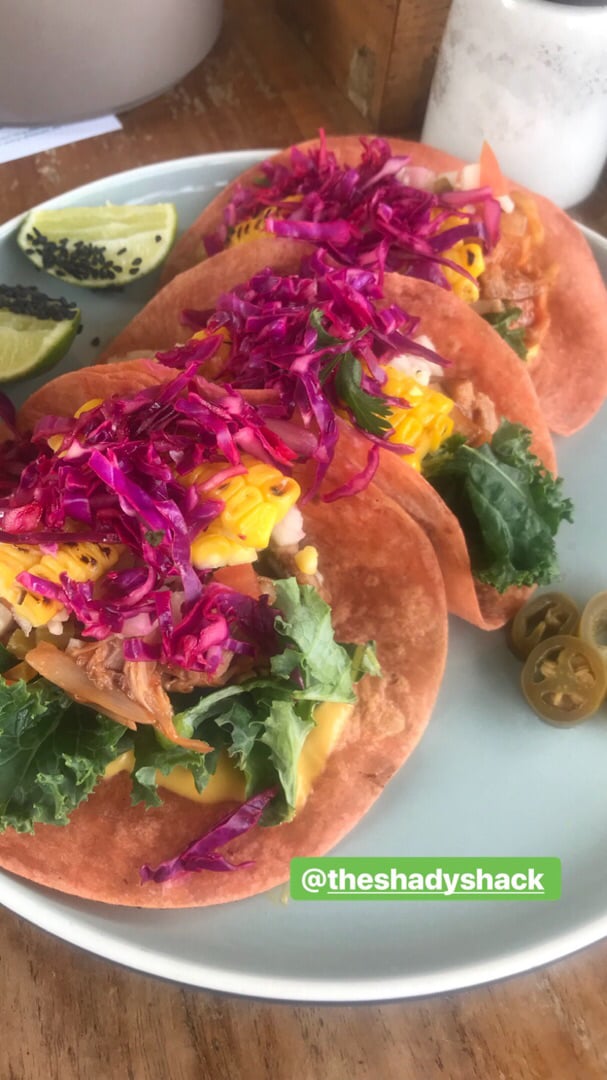 photo of The Shady Shack Jack Fruit Tacos shared by @letusbeheroes on  13 Oct 2018 - review