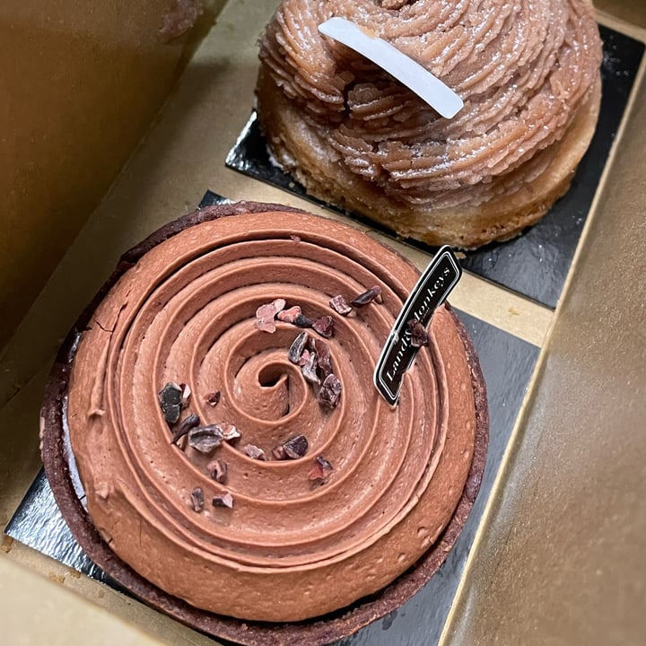 review photo of Land&Monkeys Roquette Tartellette au chocolat shared by @coraleeats on 14 Jan 2023 - review