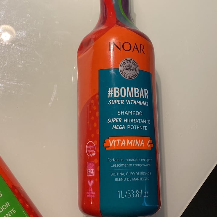 photo of Inoar Shampoo #Bombar Super Vitaminas shared by @thaissouza on  14 Dec 2021 - review