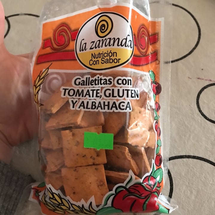 photo of La Zaranda Galletitas Integrales Con Tomate Y Albahaca shared by @mechab on  14 May 2021 - review