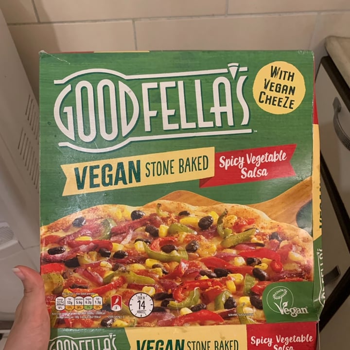photo of Goodfella's Goodfellas spicy vegetable salsa stonebaked pizza shared by @zaytona on  17 Nov 2021 - review