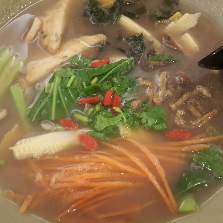 photo of Simple Life Healthy Vegetarian Restaurant - Bukit Bintang Kuala Lumpur Black bean soup with noodles shared by @lvchang84 on  28 May 2020 - review