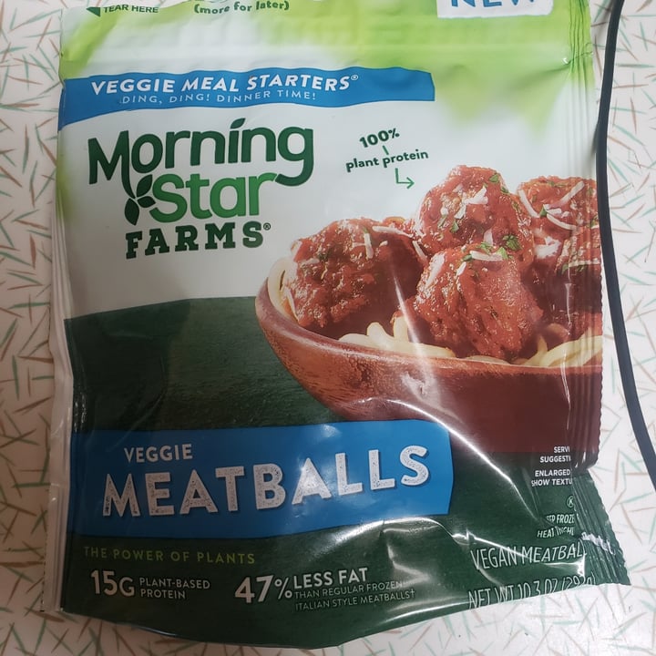 photo of MorningStar Farms Meatballs shared by @veganstuff107 on  01 May 2021 - review