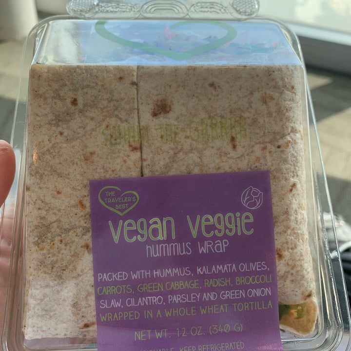 photo of The Traveler’s Best Vegan Veggie Hummus Wrap shared by @mandaly56 on  24 May 2022 - review