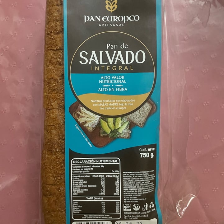 photo of Pan europeo Pan de salvado shared by @liliwaldo on  23 May 2022 - review