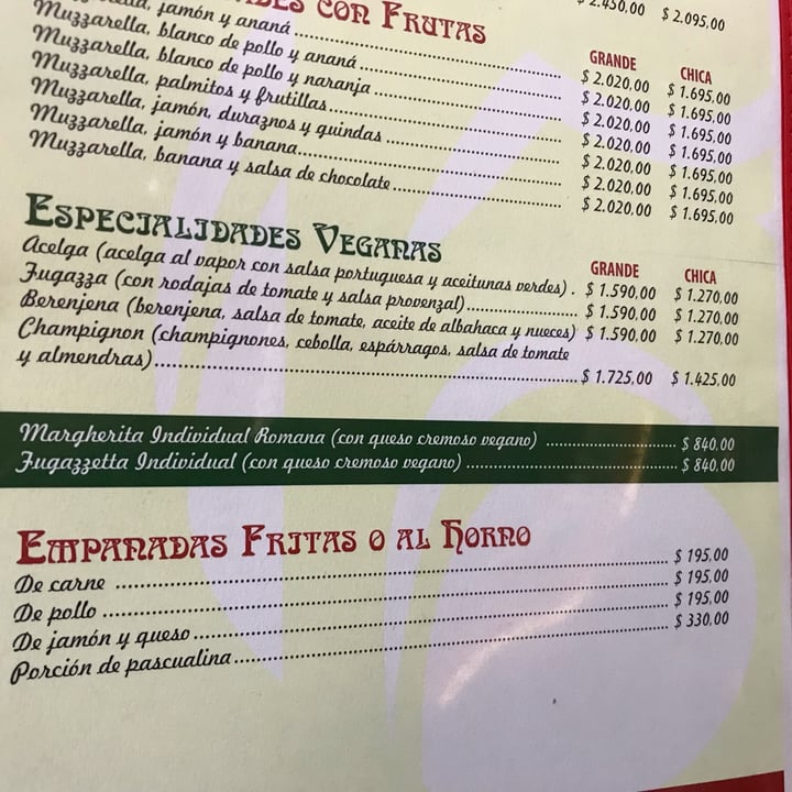 review photo of Pizzería Güerrin Pizza Fugazzeta Vegana shared by @kacerutti on 20 Feb 2022 - review
