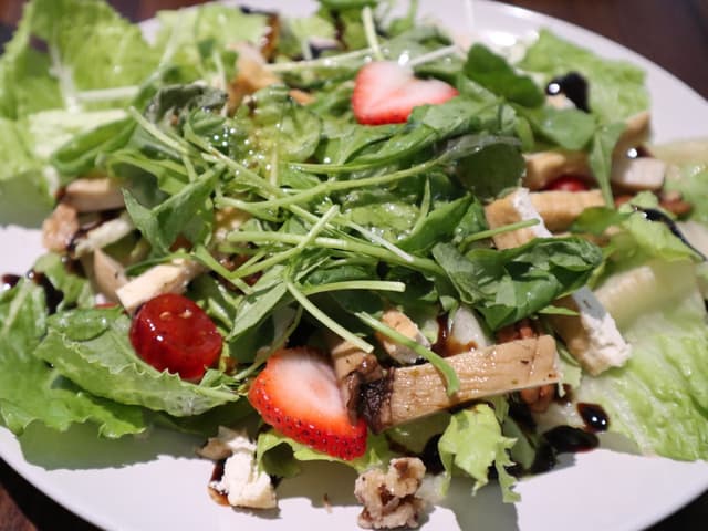 Photo of the dish “Grilled Mushroom Salad with Seasonal Fruits”