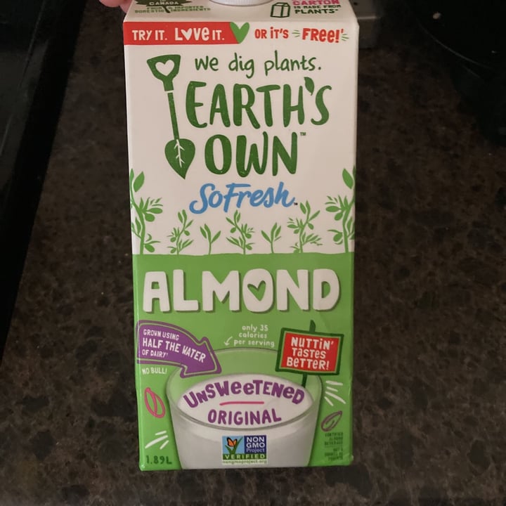 review photo of Earth's Own So Nice Organic Unsweetened Almond Milk shared by @daisymarley on 13 Jun 2021 - review