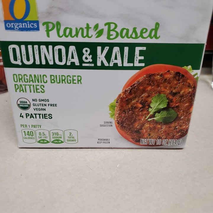 photo of O Organics Quinoa and Kale Burger Patties shared by @francesca152 on  01 Sep 2021 - review