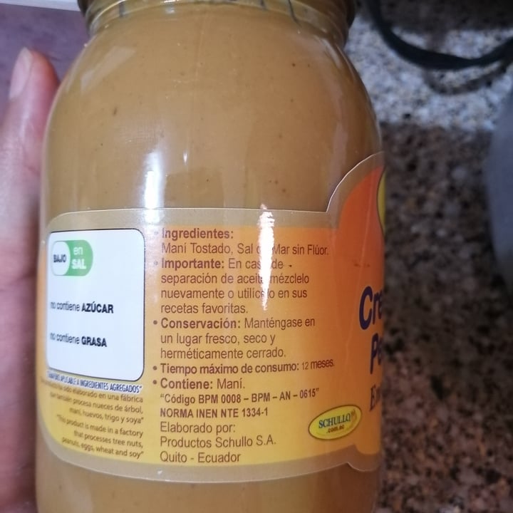 photo of Schullo Crema de maní shared by @kathef on  29 Jun 2020 - review