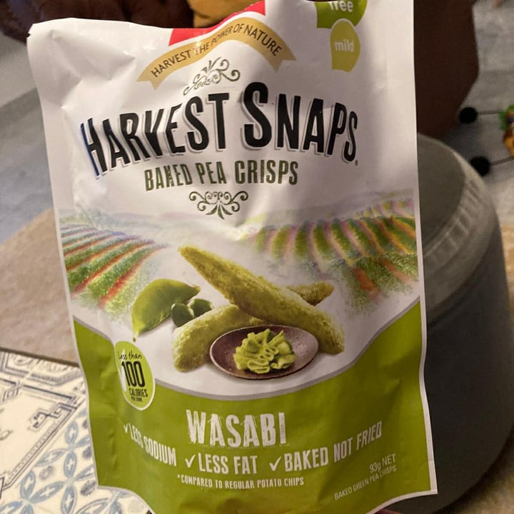 photo of Harvest Snaps Baked Pea Crisps Wasabi Flavour shared by @ninialtuve on  22 Dec 2020 - review