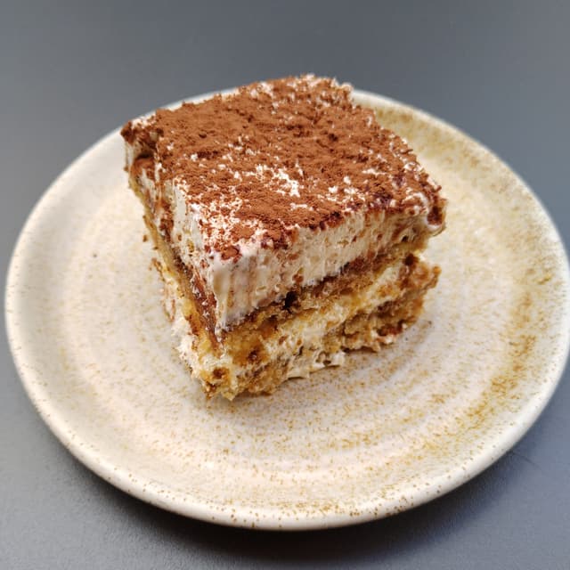 Photo of the dish “White Chocolate Almond Tiramisù”