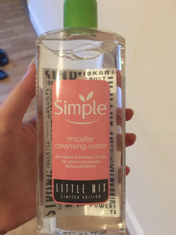 photo of Simple Micellar Cleansing Water shared by @fluffrescue on  27 Jun 2020 - review