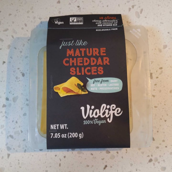 photo of Violife Mature Cheddar Slices shared by @andrepo on  31 Dec 2020 - review