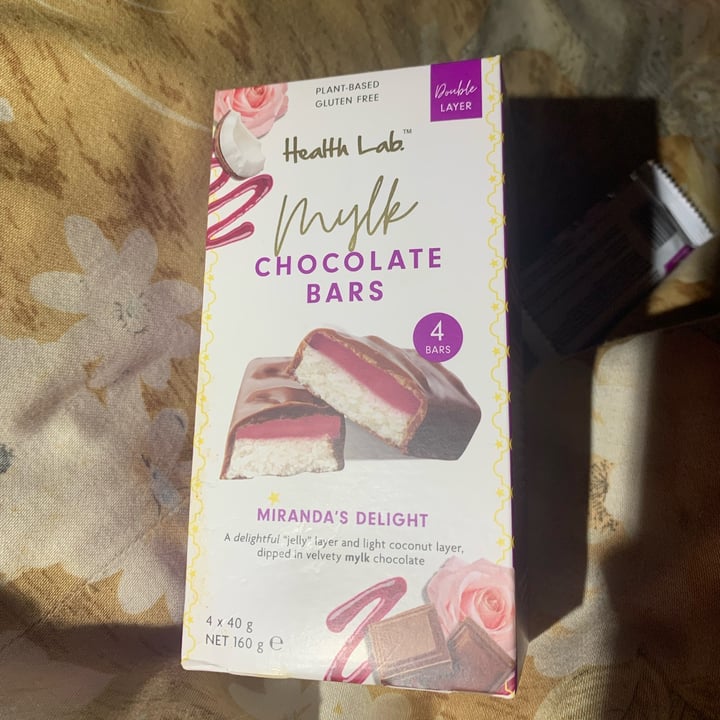 photo of Health Lab Mylk Chocolate Bars: Miranda's Delight shared by @vejazzy on  06 Aug 2022 - review