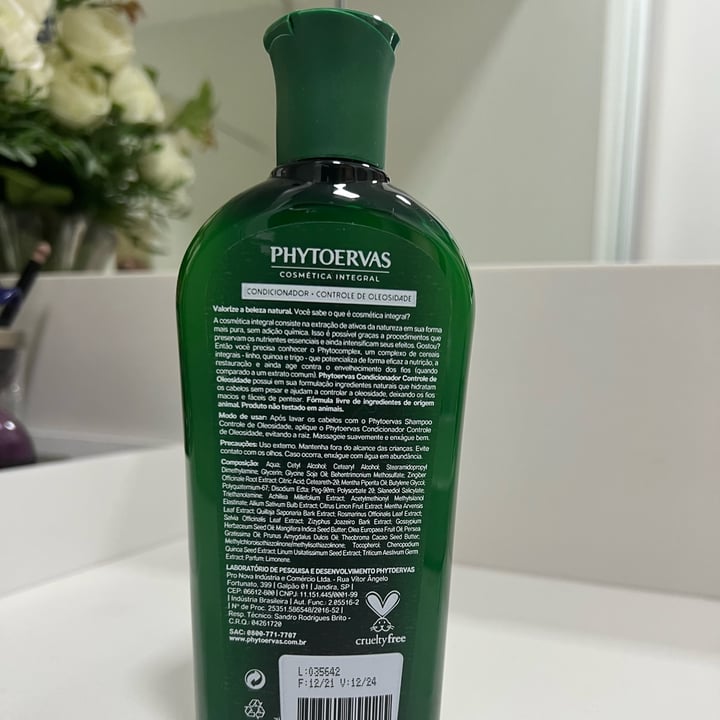 photo of Phytoervas Shampoo e Condicionador - Gengibre & Menta shared by @marianalyra on  19 Sep 2022 - review