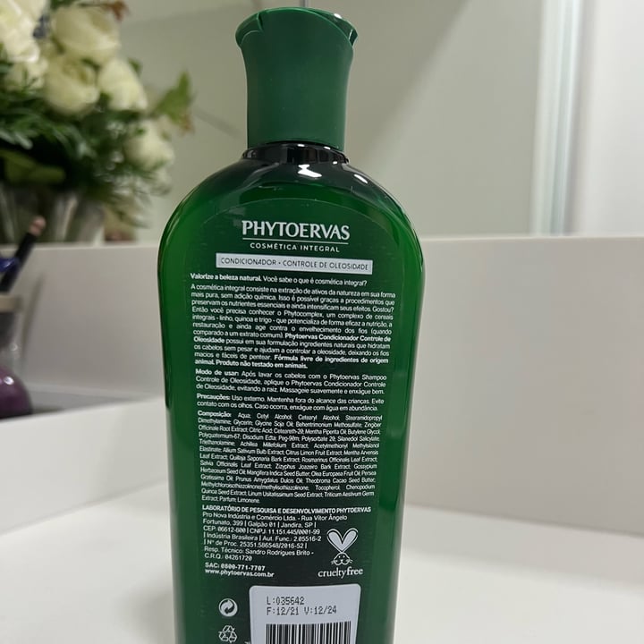 review photo of Phytoervas Shampoo e Condicionador - Gengibre & Menta shared by @marianalyra on 19 Sep 2022 - review