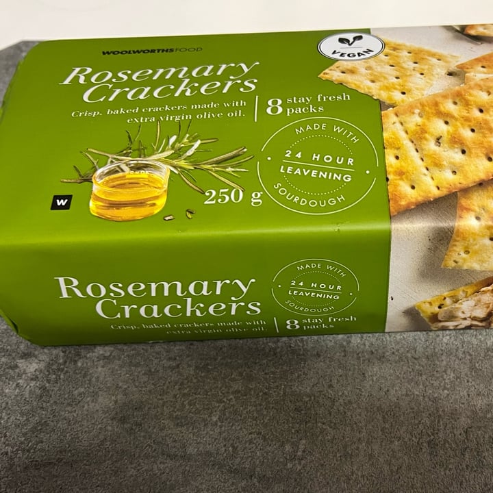 photo of Woolworths Food Rosemary Crackers shared by @ftc on  19 Oct 2022 - review