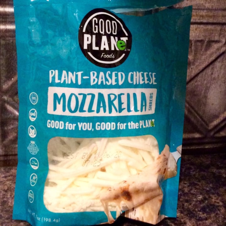 photo of Good Planet Foods Plant-based Cheese Mozzarella Shreds shared by @mol on  12 May 2020 - review