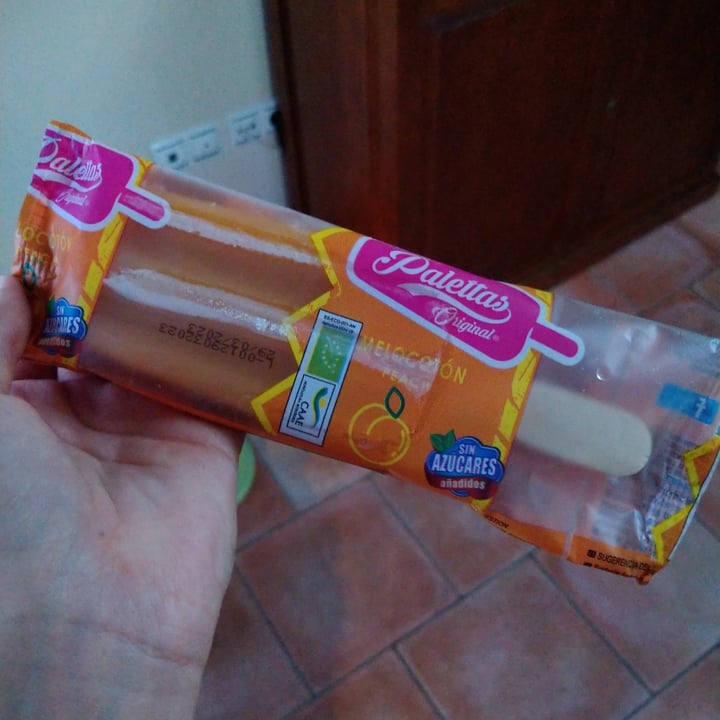 photo of Paletas Polo de melocotón shared by @theandalusianqueer on  13 Jul 2021 - review