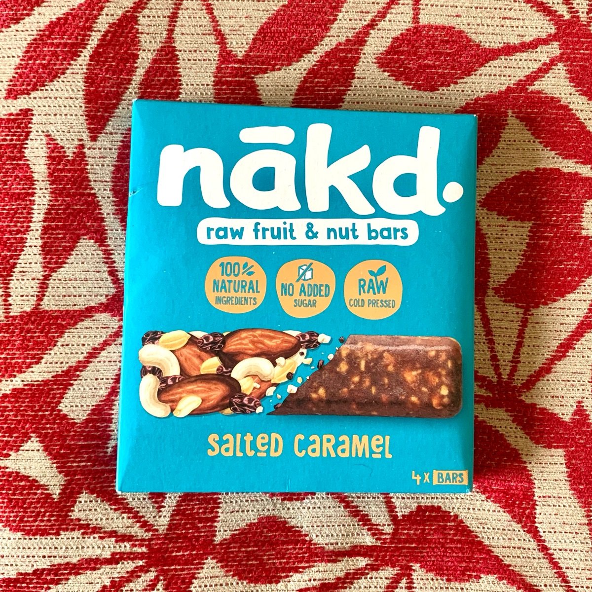 Salted Caramel fruit & nut bars - Nakd - 4, 35g