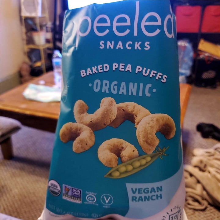 review photo of Peeled Snacks Organic Baked Pea Puffs Vegan Ranch shared by @sugarfiend on 07 May 2020 - review
