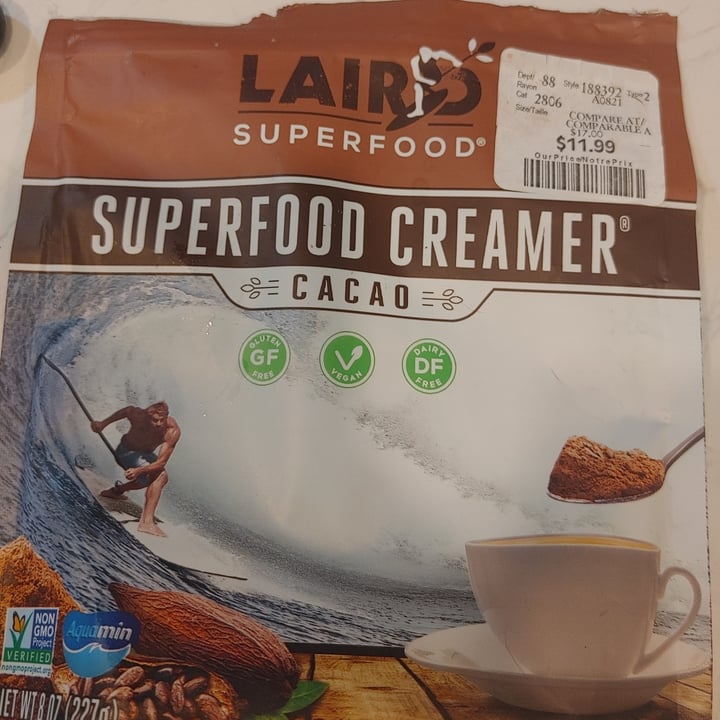 photo of Laird Superfood Laird Superfood Creamer Cacao shared by @romeoluv1 on  05 Dec 2021 - review