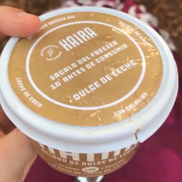 review photo of Kaira Helado de dulce de leche shared by @karupuntieri on 03 Jan 2022 - review