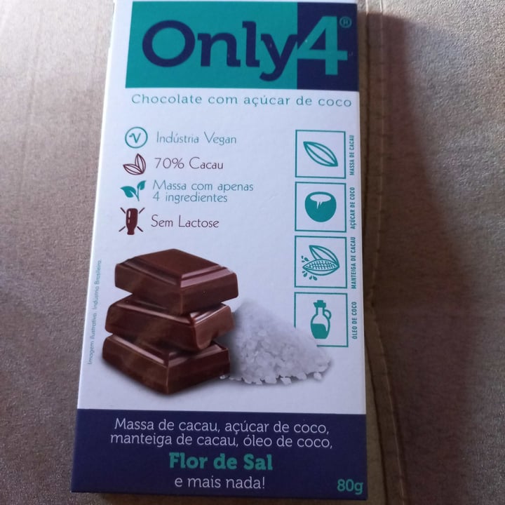 photo of Only4 Chocolate 70% com açúcar de coco shared by @dougmoraes on  08 May 2022 - review