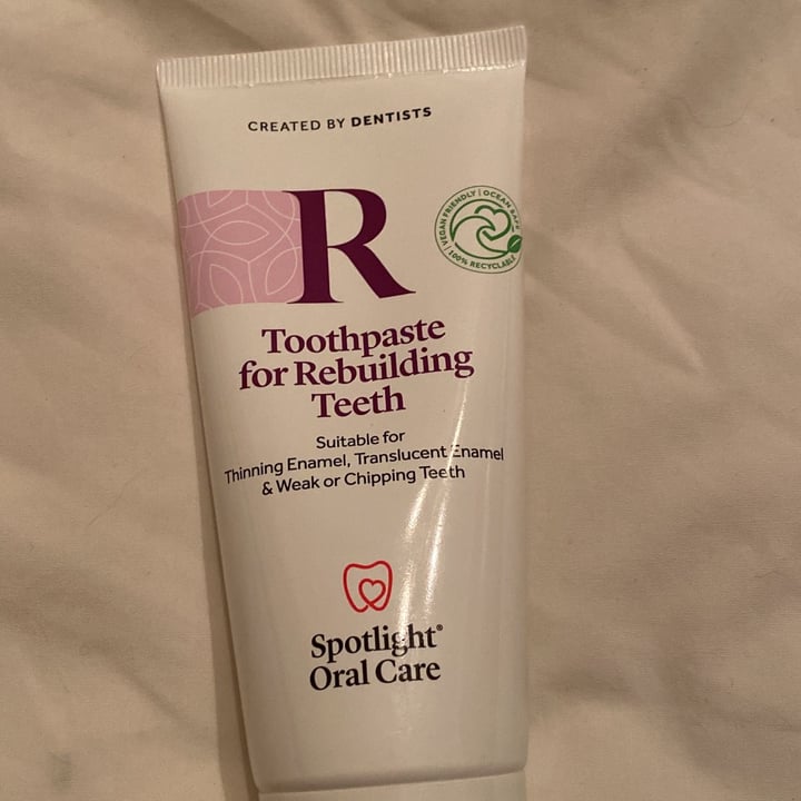 photo of Spotlight Oral Care Toothpaste For Rebuilding Teeth shared by @elcar on  16 Oct 2022 - review