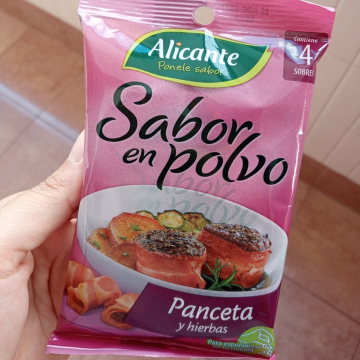 photo of Alicante Sabor en Polvo Panceta y Hierbas shared by @lorelobo on  11 Mar 2021 - review