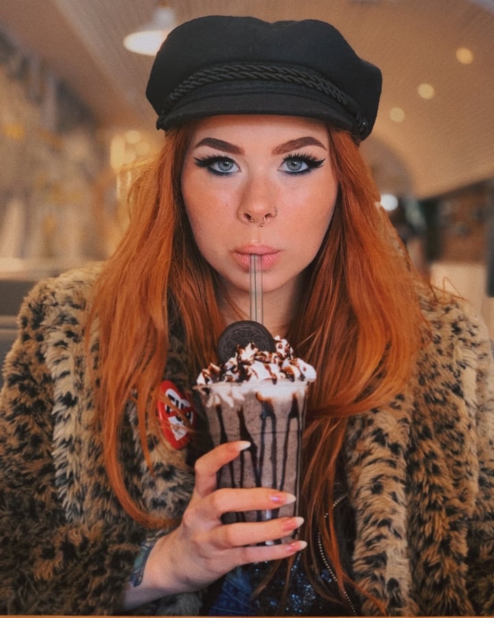 review photo of Plant Hustler Oreo Milkshake shared by @fecassel on 05 Dec 2019 - review