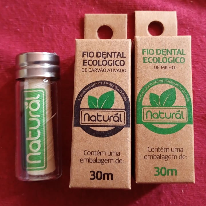 review photo of Orgânico Natural Fio Dental Ecológico shared by @geraldinhogovegan on 03 Feb 2022 - review