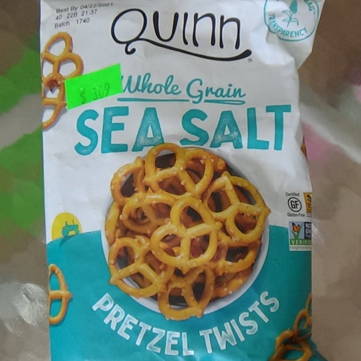 photo of Quinn Snacks Quinn Whole Grain Sea Salt Pretzel Twists shared by @feelideal on  26 Apr 2021 - review