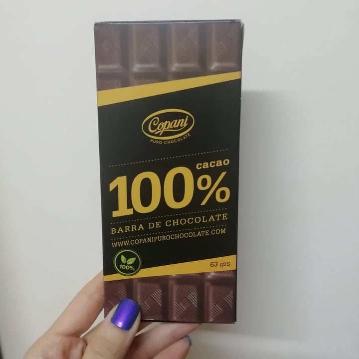 photo of Copani Chocolate 100% cacao shared by @nanaesquivel on  03 Feb 2022 - review
