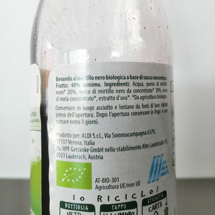 review photo of Natura Felice Succo di Mirtillo bio shared by @giuliagh on 05 Apr 2022 - review