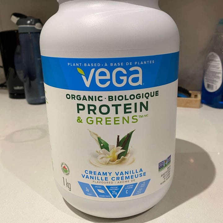 review photo of Plant-Based Vega Organic Protein & Greens shared by @dbergamo on 08 May 2022 - review