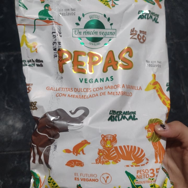 photo of Un Rincón Vegano Pepas Galletitas Dulces con Sabor a Vainilla con Mermelada de Membrillo shared by @aylusabedra on  07 Aug 2021 - review