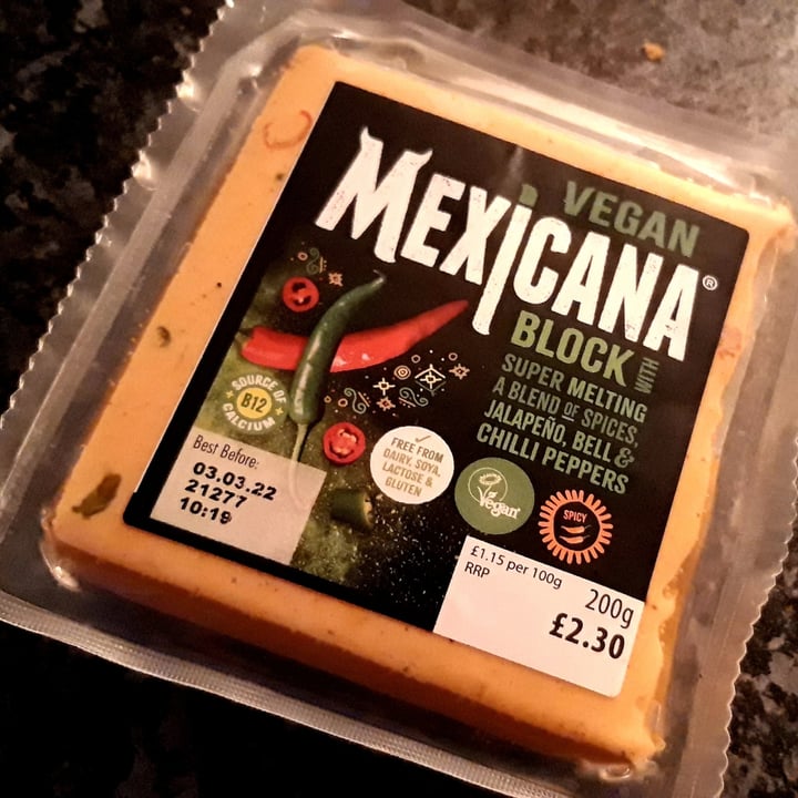 photo of Applewood Vegan Mexicana Cheese shared by @govganjackson on  03 Mar 2022 - review