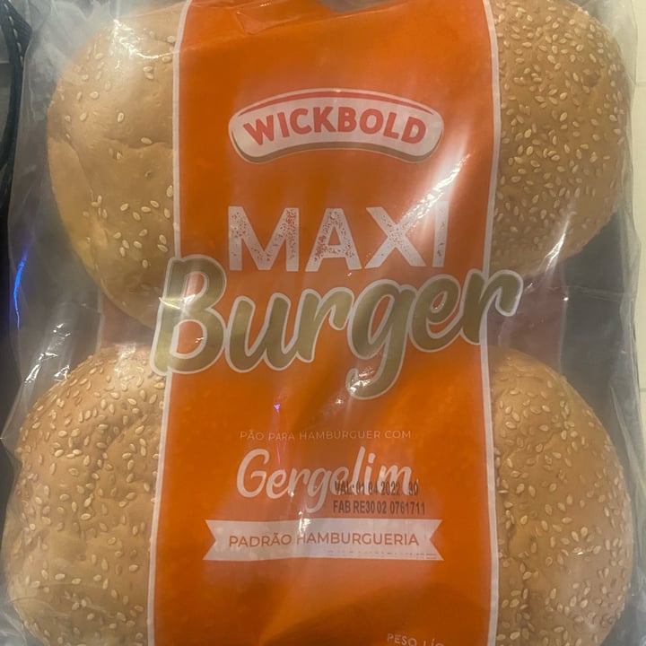 photo of Wickbold Pão máxi burguer shared by @vanecunha on  30 Mar 2022 - review