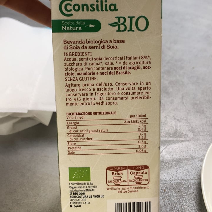 photo of Consilia bio soia drink shared by @cocowatenut on  05 Sep 2022 - review
