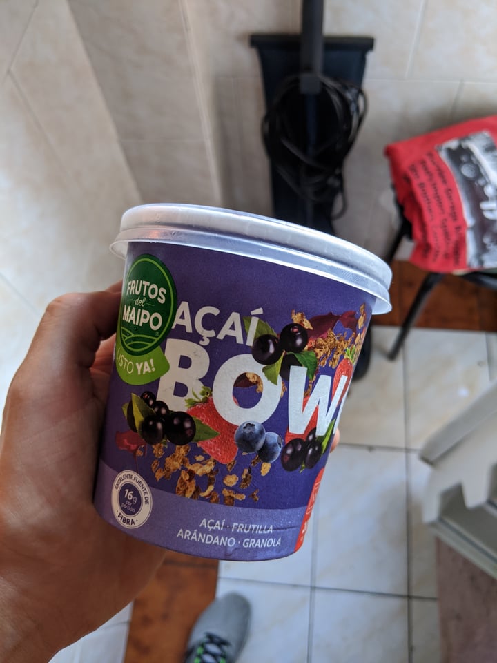 photo of Frutos del Maipo Açai Bowl shared by @rofeba8 on  27 Feb 2020 - review