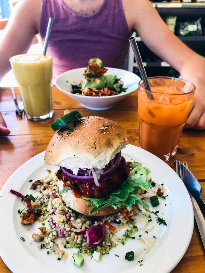 photo of Sweet Beat Cafe The Veggie Burger shared by @healthychoices on  08 Jul 2018 - review