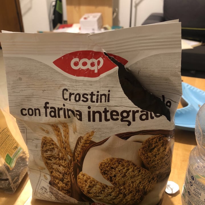 photo of Coop Crostini con farina integrale shared by @federicodiluciano on  18 Apr 2021 - review