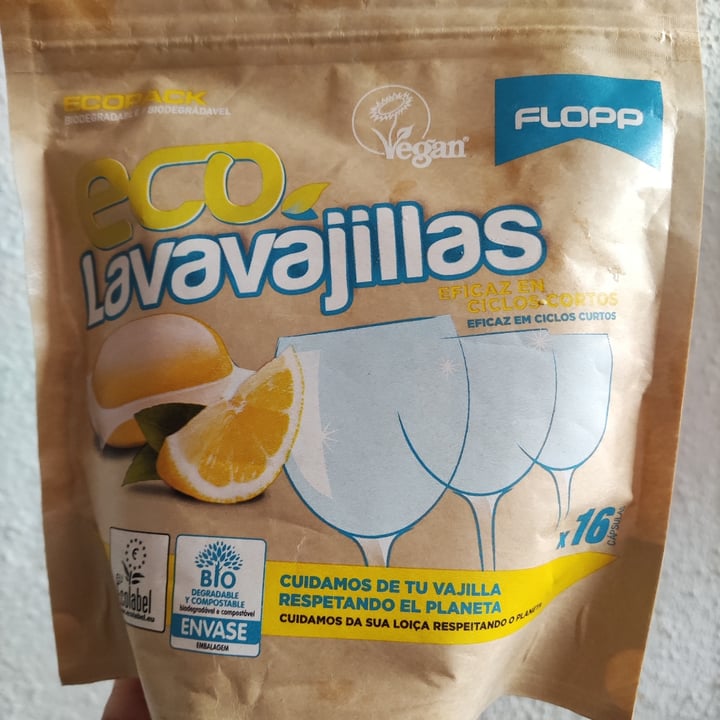 photo of Flopp Eco lavajillas shared by @veganaynormal on  20 Dec 2021 - review