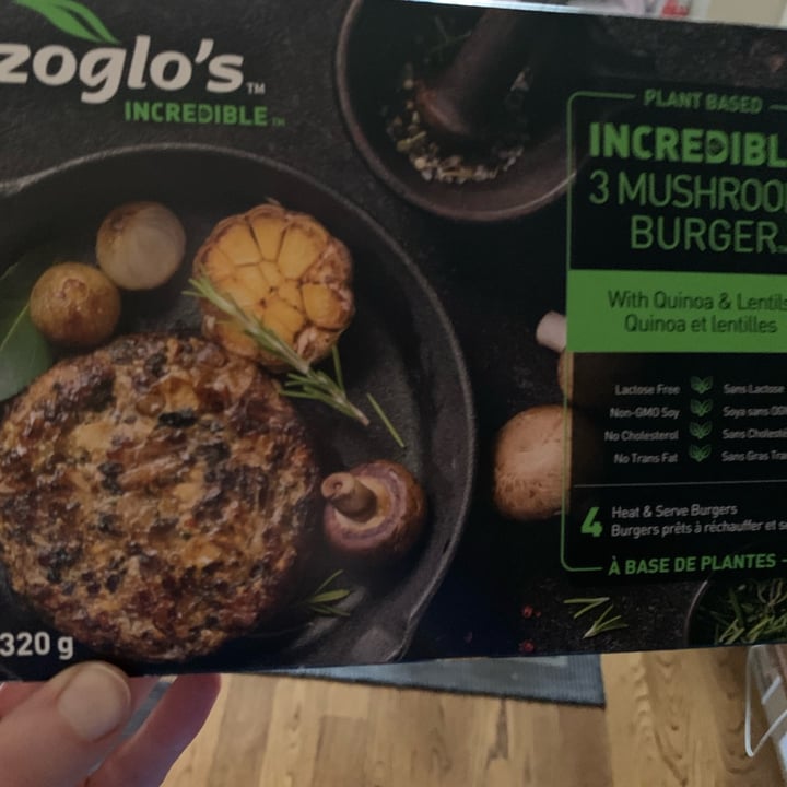 photo of Zoglo's Incredible 3-Mushroom Burger shared by @sabrinarm on  12 May 2022 - review