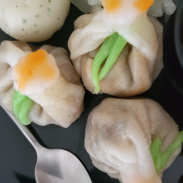 photo of Lotus Vegetarian Restaurant Truffle Mixed Mushroom Dumplings shared by @crueltyfreetan on  07 May 2021 - review